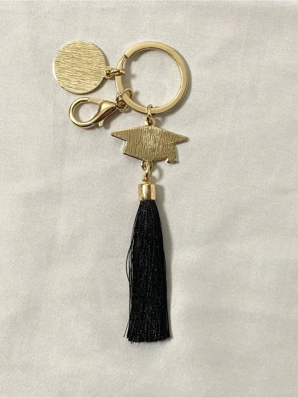 Congrats Grad Graduation Cap and Tassel Keychain